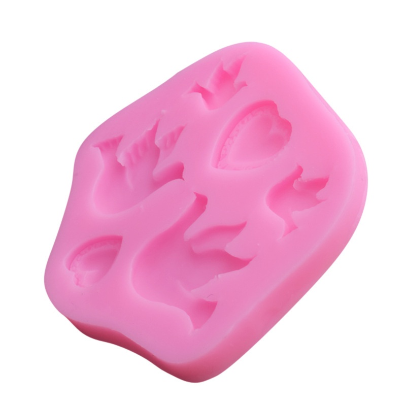 Khuôn Silicone Tạo Hình Chim Bồ Câu Hoạt Hình Dễ Thương Trang Trí Bánh  Khuôn Làm Nến Trang Trí Bánh Kem