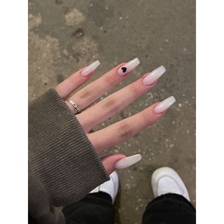 Nailbox thạch nước gạo hoạ tiết trái tim đen