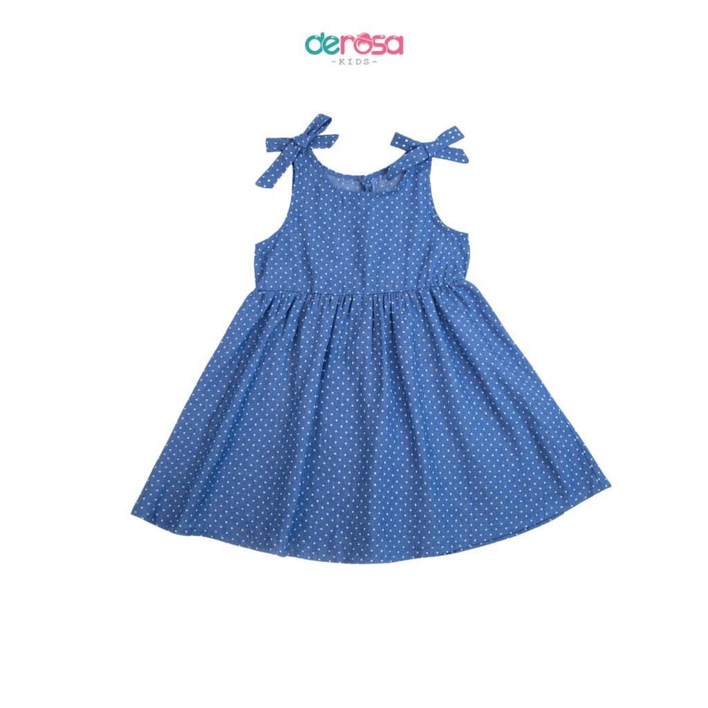 Váy bé gái DEROSA KIDS đầm cho bé chất liệu cotton | 3 - 8 tuổi | KD034-475