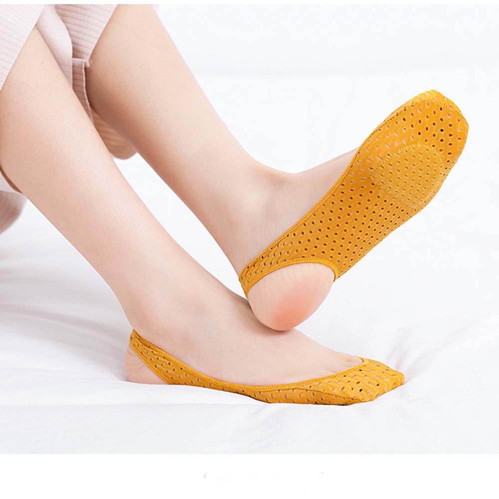 Vớ thuyền mềm mại siêu mỏng đệm silicon chống trượt thoáng khí dành cho nữ