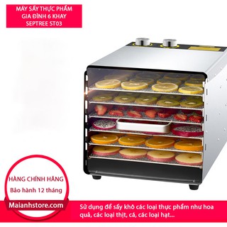 Máy sấy thực phẩm 6 khay septree ST03