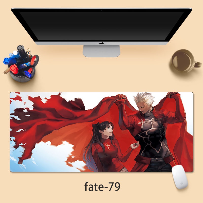 Lót ChuộT + BàN PhíM Cỡ LớN In HìNh Anime Fate 700x300