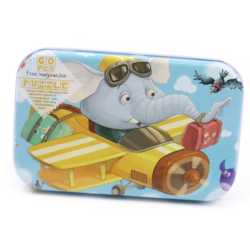 Xếp hình 60 miếng puzzle cho bé , Đồ chơi xếp hình giúp bé phát triển tư duy từ nhỏ. K&amp;K12 Shop