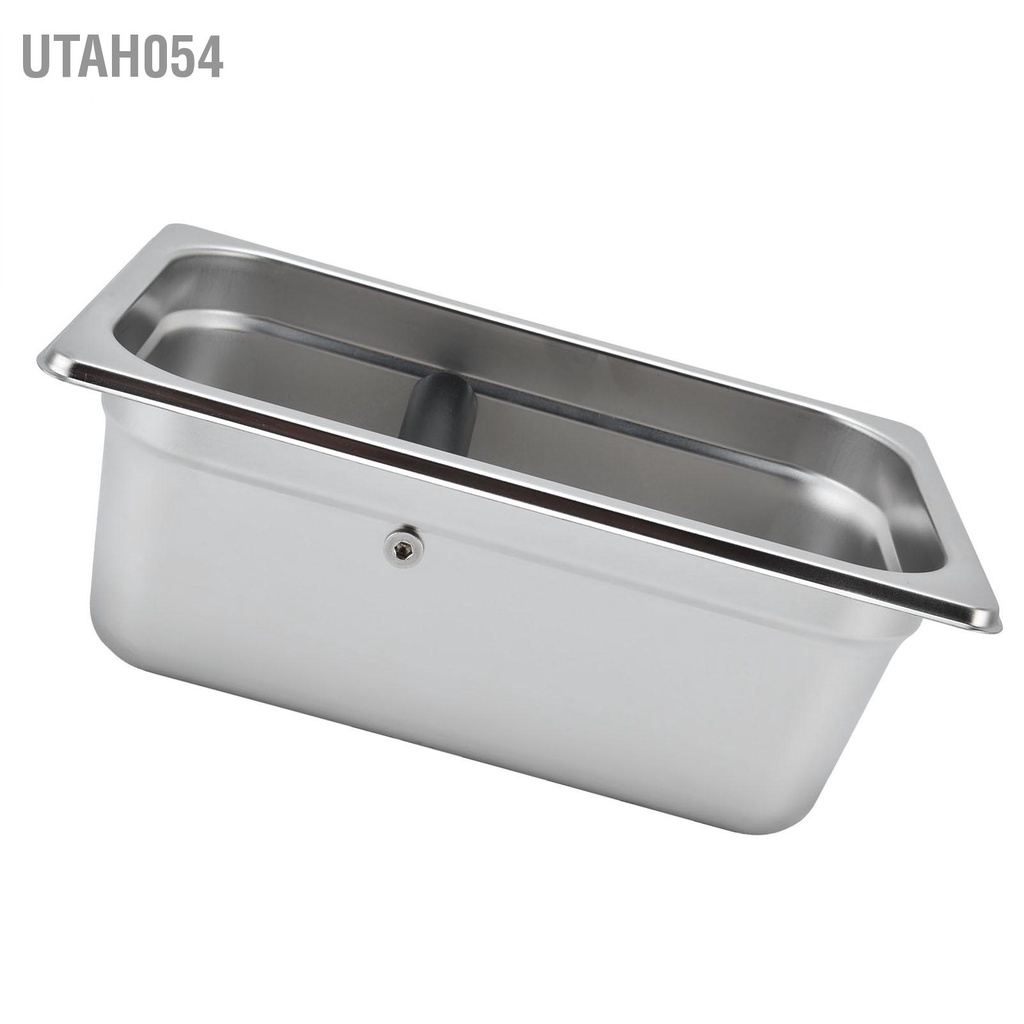 Hộp đựng bã cà phê Espresso inox- Hộp đập bã cà phê