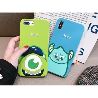 Ốp điện thoại Apple 11 X / XR / Xs max Monsters University Yujiao 6s Fur Monster 6p Big Eyes iphone7 / 8plus Vỏ mềm chống sốc phong cách cặp đôi