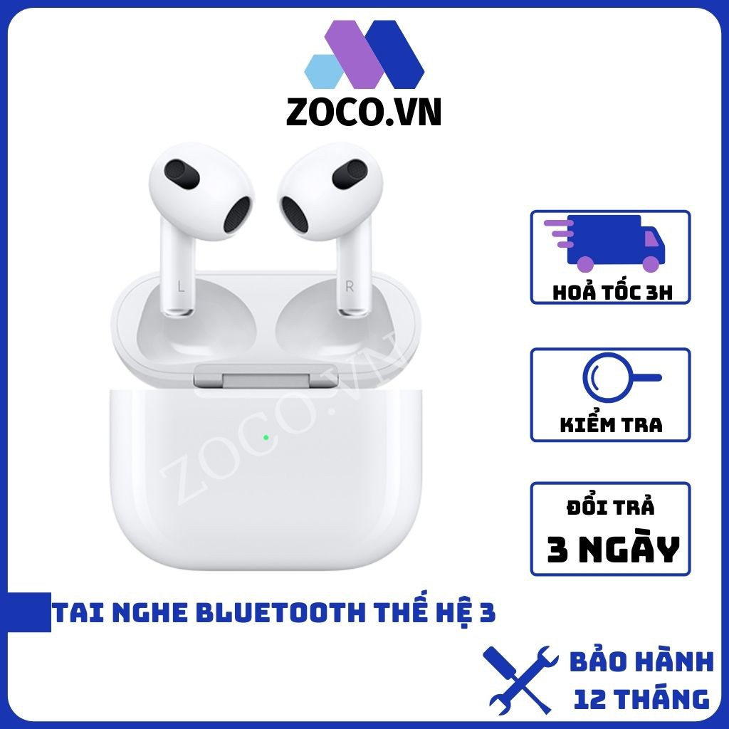 Tai nghe bluetooth ap3 sạc không dây chống ồn thiết kế mới gọn gằng pin khoẻ dùng cho adrod và iphone