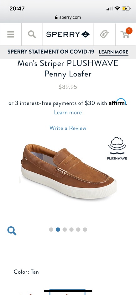 Giày sperry chính hãng