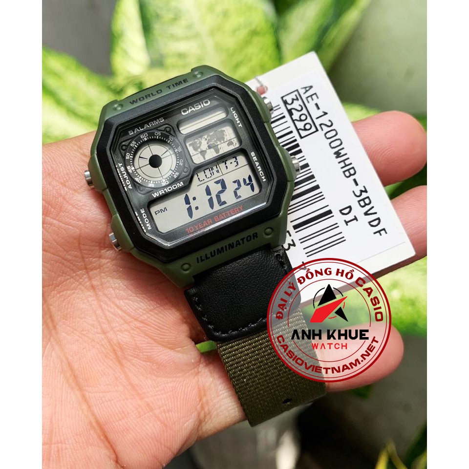 Đồng Hồ Casio Nam AE-1200WHB-3BVDF
