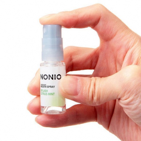 [Hỏa Tốc HN] Xịt làm thơm miệng diệt khuẩn Nonio 5ml hương chanh, bạc hà, táo nội địa Nhật Bản