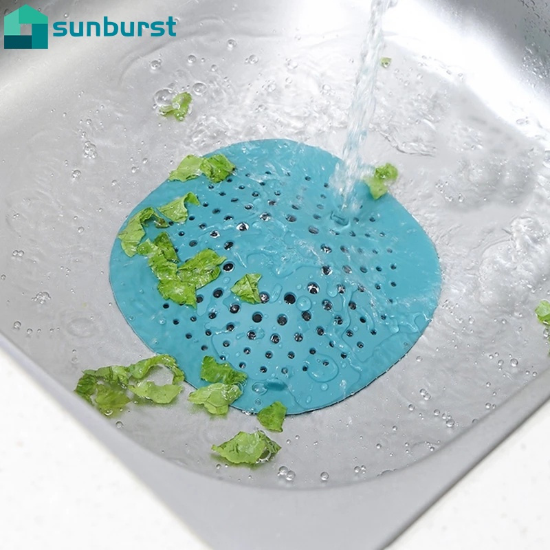 Silicone Nắp Đậy Cống Thoát Nước Bằng Silicon Hình Tròn Chống Nghẹt Cống Cho Nhà Bếp / Phòng Tắm