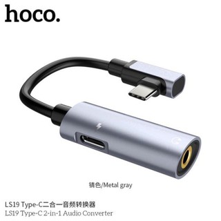 Cáo chuyển tai nghe type C ra 3.5 vừa nghe vừa sạc chính hãng Hoco LS19