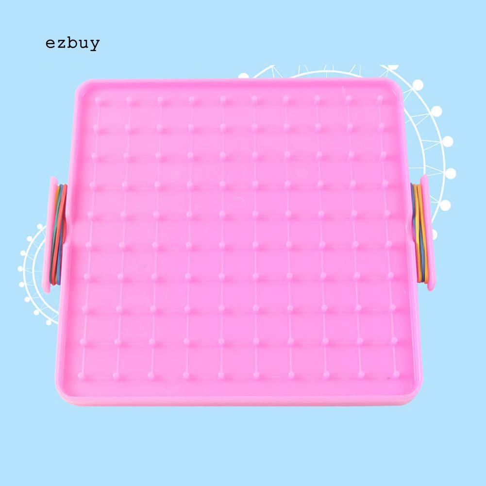 Set 4 bảng đinh 16*16cm kèm dây chun tạo hình độc đáo