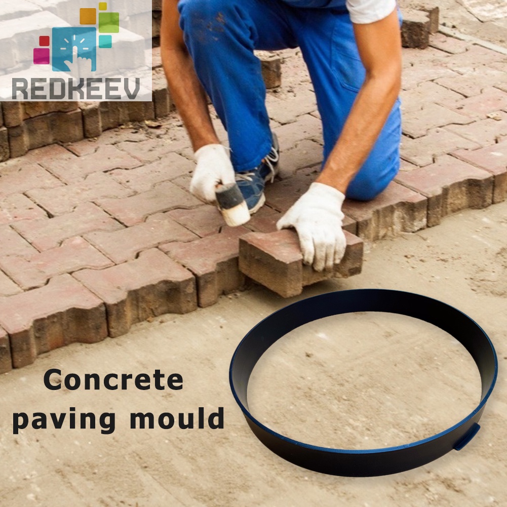 Khuôn làm gạch lót đường đi hình tròn tiện dụng cho sân vườn DIY