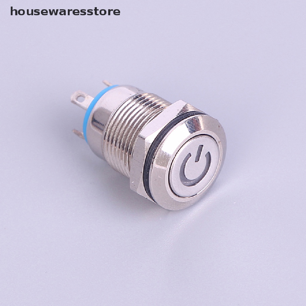Đèn LED Kim Loại Màu Đen Chống Thấm Nước 12mm 12V