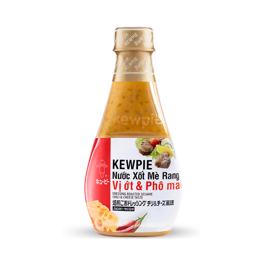 Nước Xốt Salad Dressing Mè Rang Kewpie Vị Ớt Và Phô Mai 210ml