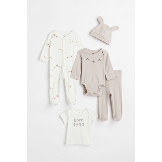 Set body 5 chi tiết bé trai, bé gái vợt sale