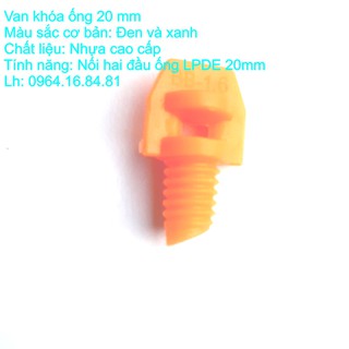 béc bọ - 100 béc bọ phun mưa 1.6ly màu cam