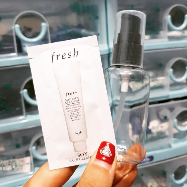 Combo 10 gói Sữa rửa mặt FFesh S0Y Face Cleanser