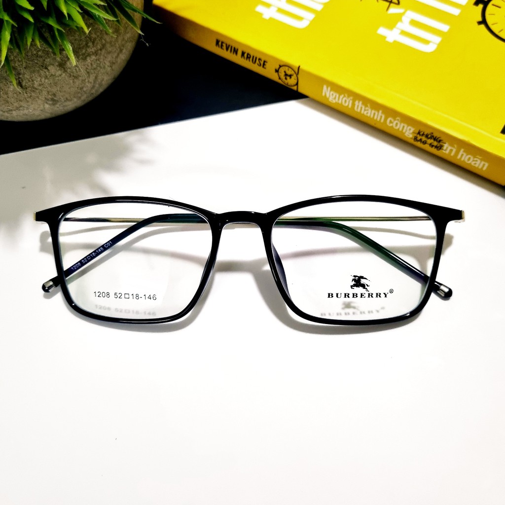 Gọng kim kim loại bọc nhựa Glasses Garden dáng mảnh 1208 - Có lắp mắt cận theo yêu cầu