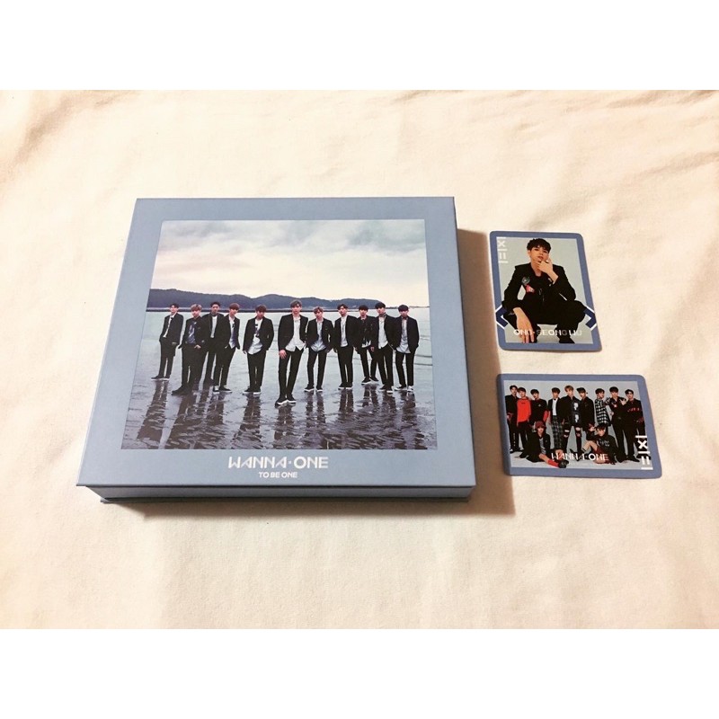 Wanna One Album To Be One ver Nhật đã khui seal, gồm photocard photobook, CD kèm Dvd.