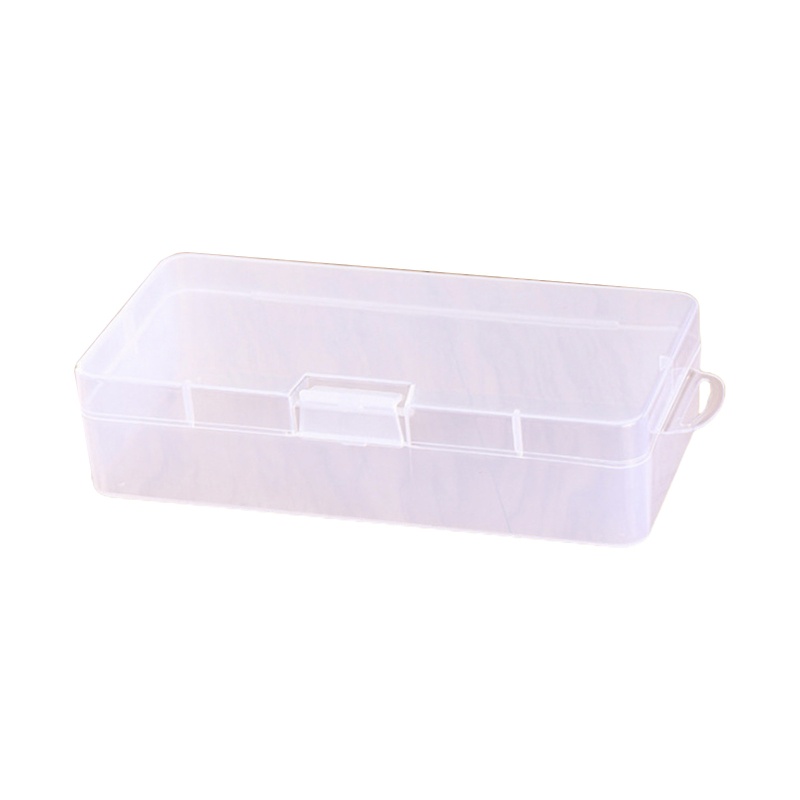 Hộp Đựng Trang Sức Bằng Nhựa Trong Suốt Có Khóa Và Nắp Đậy