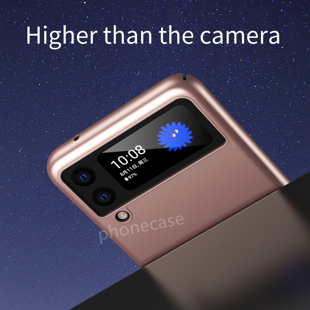 Bao Da Điện Thoại Cứng Siêu Mỏng Cho Samsung Galaxy Z Flip 4 3 Flip4 5G 2021 ZFlip3 2022 Galaxy Z Flip3