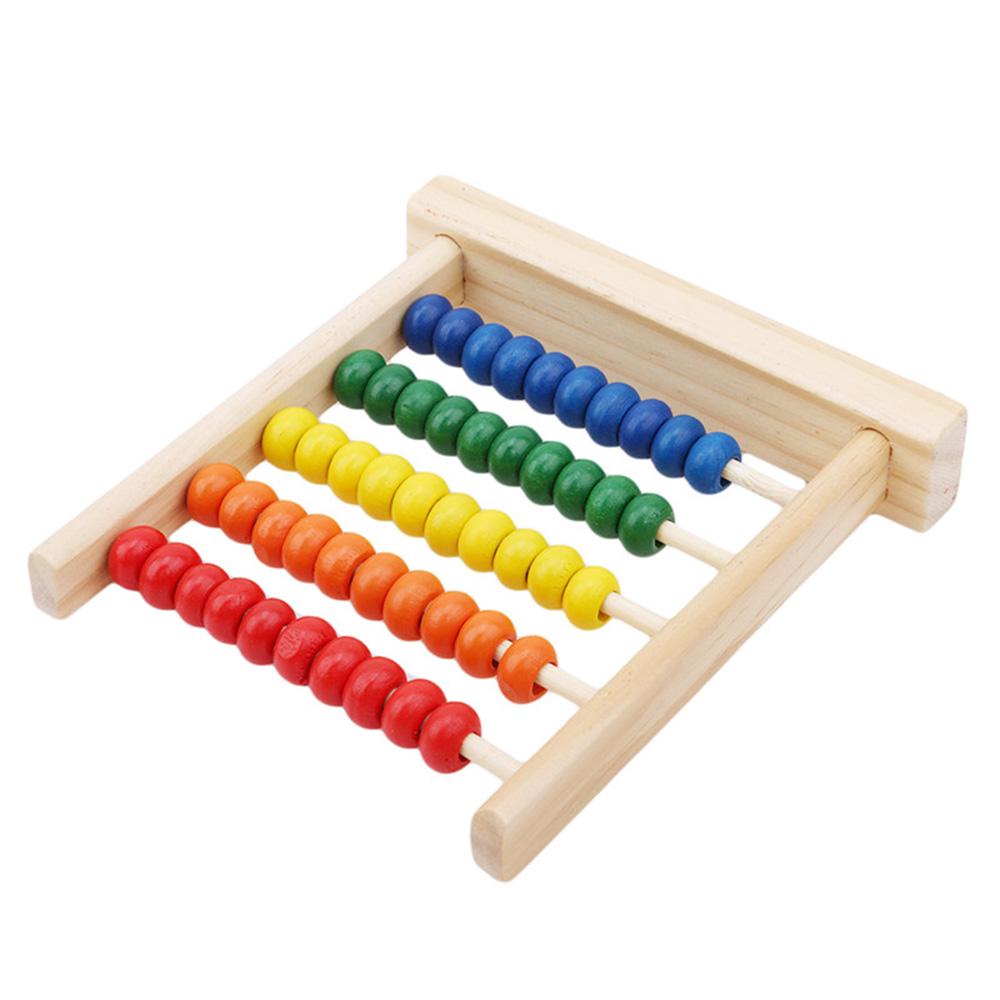 Bàn Tính Gỗ 10 Chữ Số Đếm Hạt Dành Cho Bé Học Toán