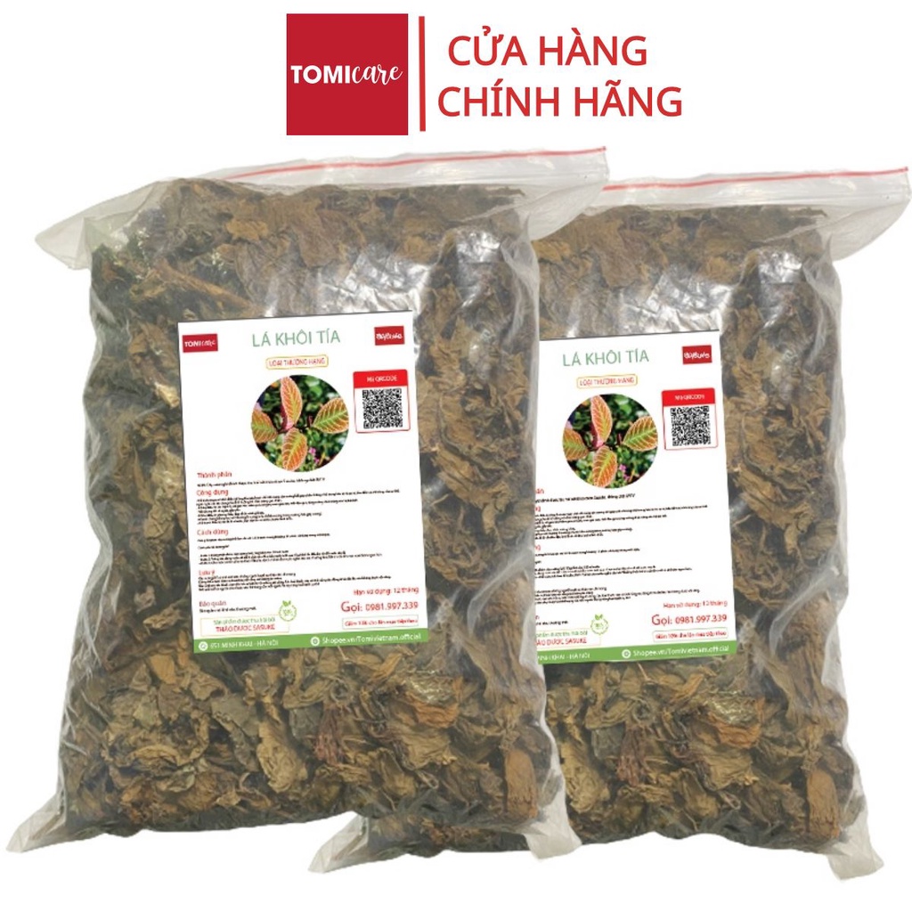 Lá khôi tía khô thượng hạng Sasuke 1kg chuyên về dạ dày