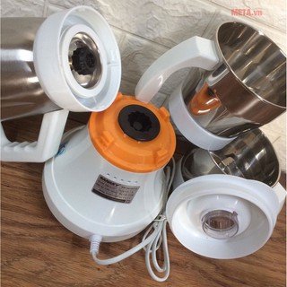 (cối inox cao cấp) Máy xay sinh tố 3 cối Sanaky