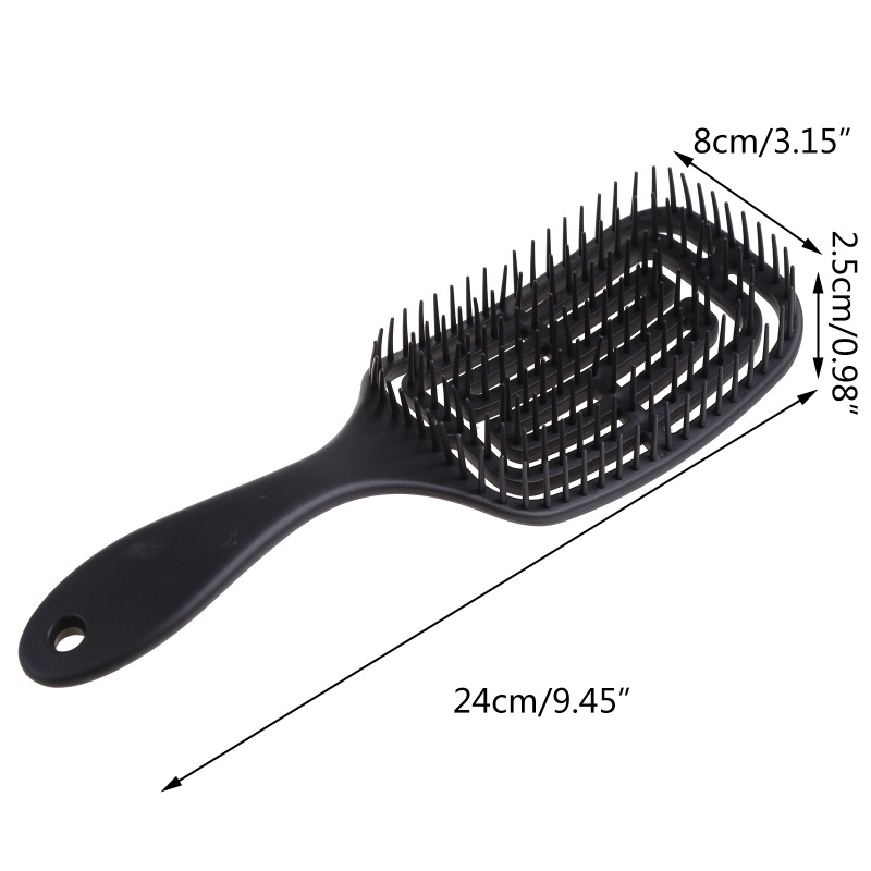 Lược Chải Tóc Mát Xa Da Đầu Chống Tĩnh Điện Thiết Kế Rỗng Tiện Dụng