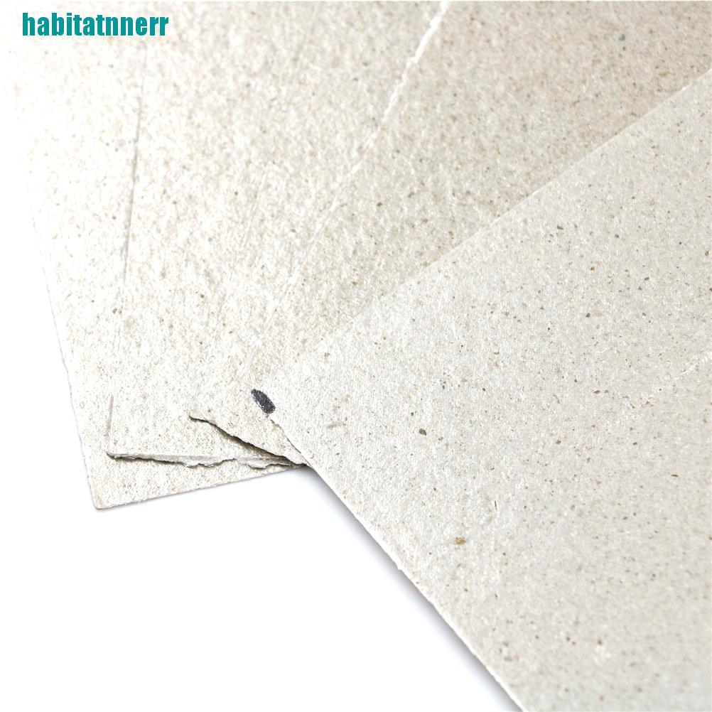 Set 5 Tấm Đĩa Mica 120x140mm Dùng Để Sửa Chữa Lò Vi Sóng