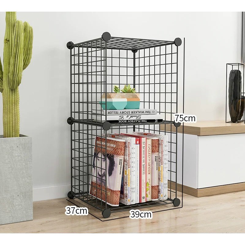 Tấm Lưới Sát Thép Đen-Trắng 45x35cm Đa Năng, Ghép tủ-giá để đồ,làm chuồng chó mèo