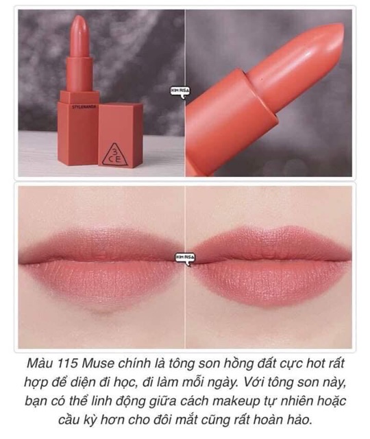 Son 3ce 118 vỏ đen