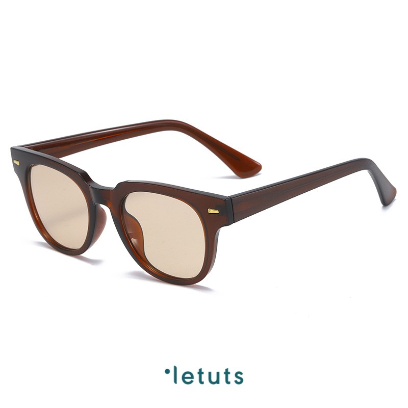 Gọng râm UV400 Nam nữ, dáng oversized vuông bo tròn, 3 màu thời trang