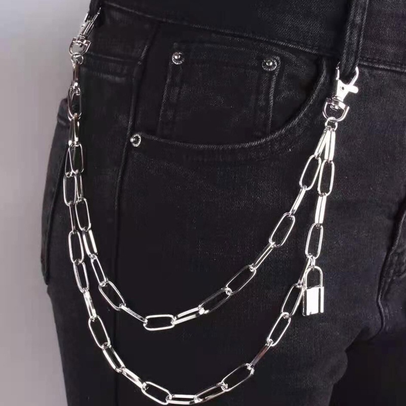 Youyo Set 6 Dây Xích Hợp Kim Đeo Quần Dài Phong Cách Punk Hiphop Đường Phố Dành Cho Nữ Sk