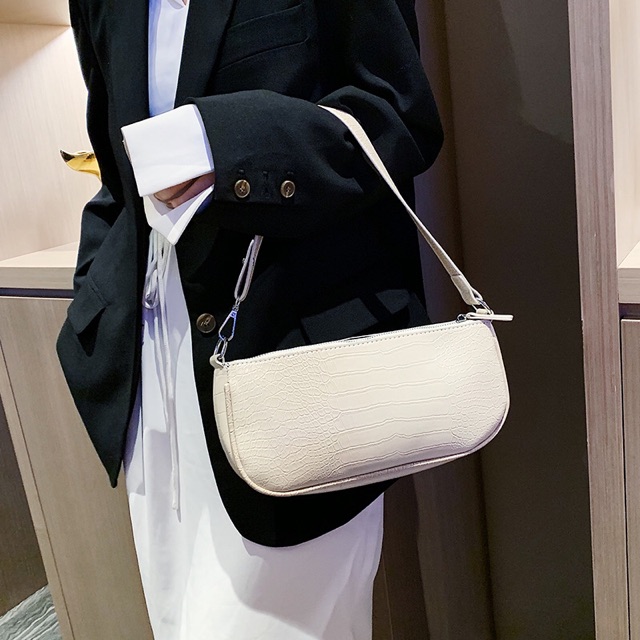 Túi kẹp nách da sần hàng có móc khoá S007