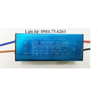 Nguồn driver dùng cho chíp led cob 50w , 30-38v -1500ma