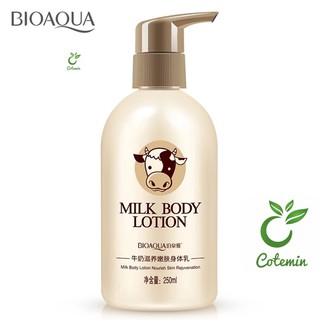 Sữa dưỡng thể toàn thân BIOAQUA Milk Body Lotion 250ml chăm sóc cơ thể