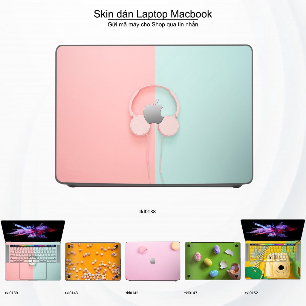 Skin dán Macbook mẫu thiết kế (đã cắt sẵn, inbox mã máy cho shop)