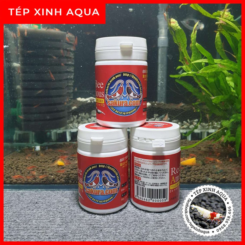 Thức ăn tép cảnh cao cấp BENIBACHI RED BEE AMBITIOUS giàu đạm và dinh dưỡng [Tép Xinh Aqua]