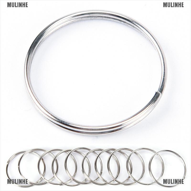 Set 10 khoen móc khóa bằng thép không gỉ tiện lợi