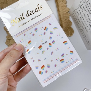 Sticker mây cầu vồng