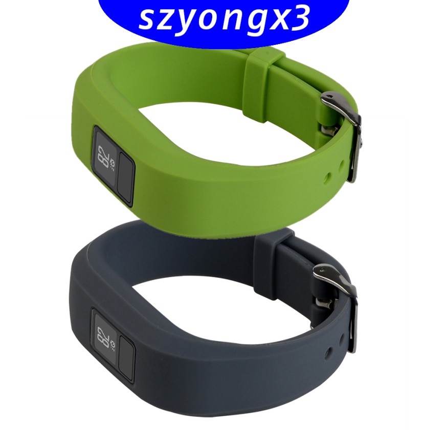 Set 2 Dây Đeo Thay Thế Cho Đồng Hồ Thông Minh Garmin Vivofit 3