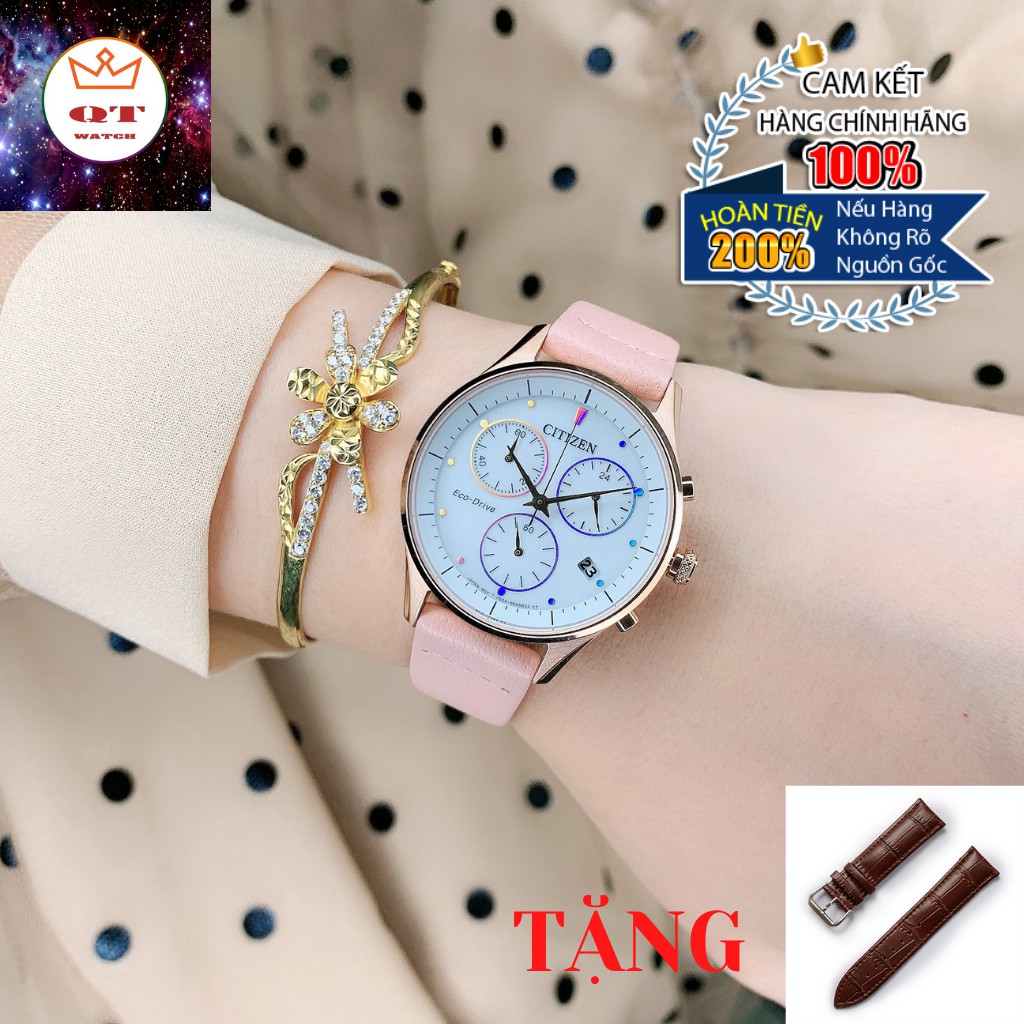 Đồng Hồ Nữ CITIZEN FB1443-08A Chính Hãng Tặng Dây Da Cao Cấp