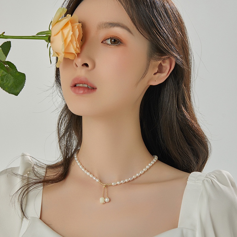 Vòng Tay/Vòng Tay Đính Ngọc Trai/Hoa/Vỏ Sò Cá Tính Thời Trang Retro Hàn Quốc