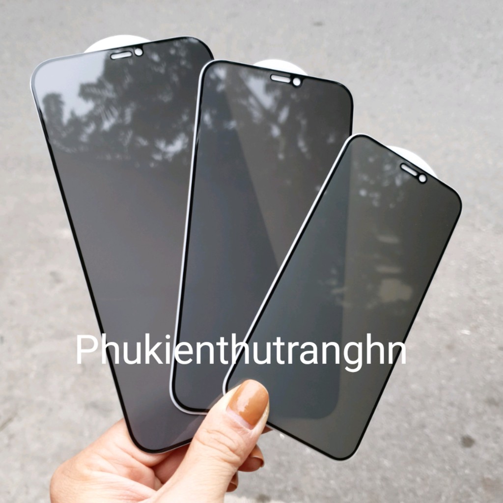 Kính cường lực chống nhìn trộm cho IPhone 12 / 12 Mini/ 12 Pro/ 12 Pro Max / IP 13 13 Pro Max / IP 14 Plus 14 Pro Max