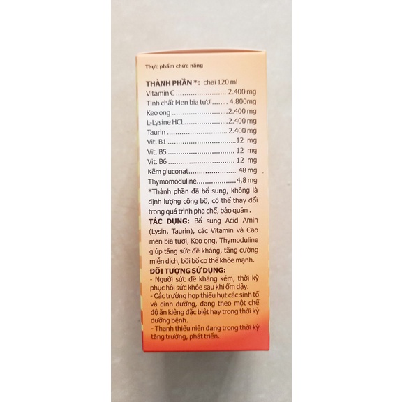 Siro tăng đề kháng Ceethymo chai 120ml. Hỗ trợ tăng cường miễn dịch, nâng cao sức khỏe