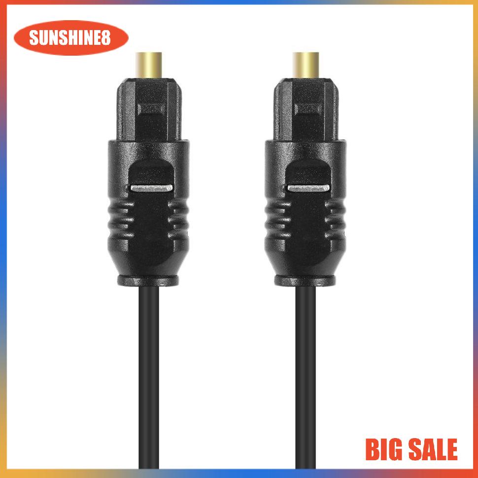 【SUN】1.8m Digital Audio Cables Connect Optical Digital Coaxial Cable Audio Cord