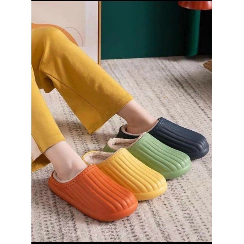 Dép lót lông chống thấm siêu ấm - Dép bông lót lông