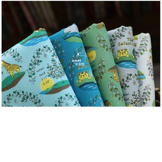 Vải may quần áo cotton 100% diy tự làm đồ handmade đồ quilting đồ trẻ em - họa tiết con vật